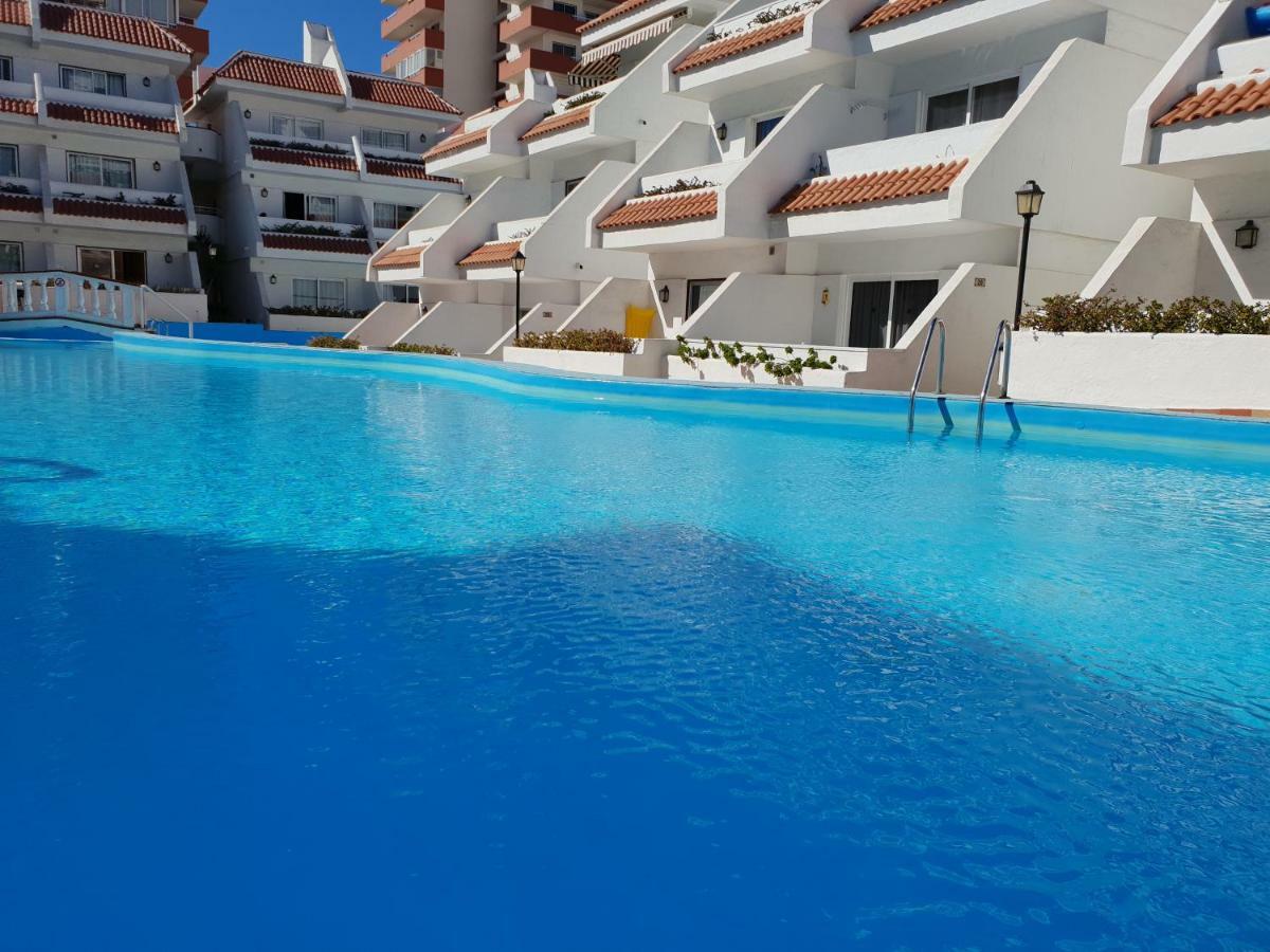 Casa Las Flores With Heated Pool, Only 490 Meters To The Beach, Balcony, Wifi Arona  Luaran gambar