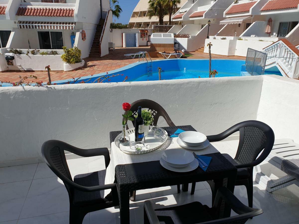 Casa Las Flores With Heated Pool, Only 490 Meters To The Beach, Balcony, Wifi Arona  Luaran gambar