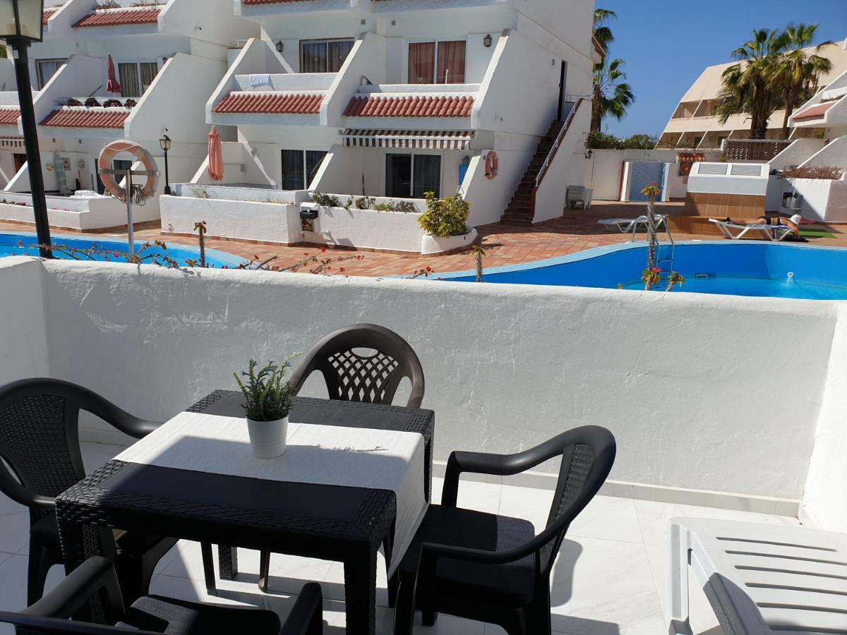 Casa Las Flores With Heated Pool, Only 490 Meters To The Beach, Balcony, Wifi Arona  Luaran gambar