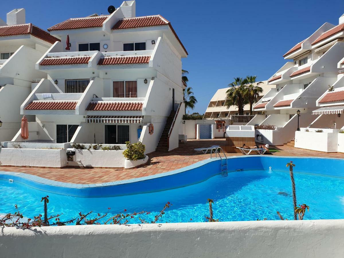 Casa Las Flores With Heated Pool, Only 490 Meters To The Beach, Balcony, Wifi Arona  Luaran gambar